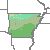 Arkansas 2012 USDA Hardiness Zone Map