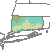 Connecticut 2012 USDA Hardiness Zone Map