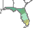 Florida 2012 USDA Hardiness Zone Map