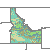 Idaho 2012 USDA Hardiness Zone Map