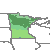 Minnesota 2012 USDA Hardiness Zone Map