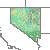 Nevada 2012 USDA Hardiness Zone Map