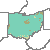 Ohio 2012 USDA Hardiness Zone Map