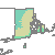 Rhode Island 2012 USDA Hardiness Zone Map