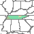 Tennessee 2012 USDA Hardiness Zone Map