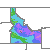 Idaho 1990 USDA Hardiness Zone Map