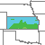 Kansas 1990 USDA Hardiness Zone Map