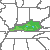 Kentucky 1990 USDA Hardiness Zone Map
