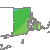 Rhode Island 1990 USDA Hardiness Zone Map