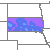 South Dakota 1990 USDA Hardiness Zone Map