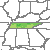 Tennessee 1990 USDA Hardiness Zone Map