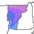 Vermont 1990 USDA Hardiness Zone Map