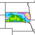 South Dakota Heat Zones Map