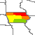 Iowa Drought Index Map