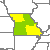 Missouri Drought Index Map