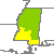 Mississippi Drought Index Map