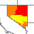 Nevada Drought Index Map