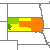 South Dakota Drought Index Map