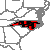 Map of North Carolina Record High/Low Temperatures