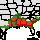 Interactive Aesculus pavia Native Range Map