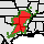 Interactive Carya texana Native Range Map