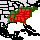 Interactive Cornus florida Native Range Map