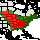 Interactive Fraxinus pennsylvanica Native Range Map