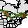 Interactive Prunus nigra Native Range Map