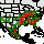 Interactive Ptelea trifoliata Native Range Map