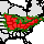 Interactive Tilia americana Native Range Map