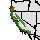 Interactive Umbellularia californica Native Range Map